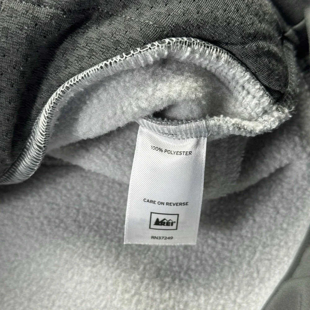 REI Women's Sweater Jacket Full Zip Long Sleeve Polyester Gray Women's Large‎